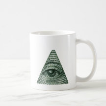 Le tout l'oeil voyant tasses à café