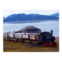 Le train le plus au nord du monde, le Svalbard Carte Postale