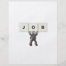 Le travail prospectus avec motif