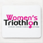 Le triathlon des femmes tapis de souris
