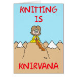 le tricot est knirvana cartes de vœux