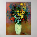 Le vase d'Odilon Redon avec Flowers (1914) Affiches