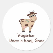 Le Veganism, fait un corps bon Autocollants