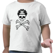 Le vélo ou meurent - vélo et os croisés t-shirts