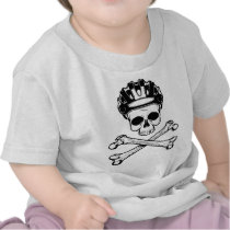 Le vélo ou meurent - vélo et os croisés t-shirts
