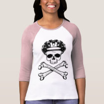 Le vélo ou meurent - vélo et os croisés t-shirts