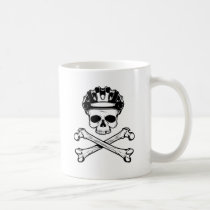 Le vélo ou meurent - vélo et os croisés tasses