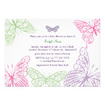 Le ventre flotte invitation de baby shower