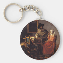 Le verre de vin porte-clés