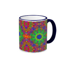 Le vert de chaux orange et le pourpre tient le pre mug à café