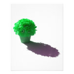 Le vert fleurit le seau et l'ombre blancs invitations