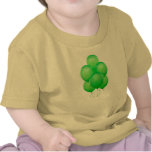 Le vert monte en ballon la pièce en t de bébé t-shirt
