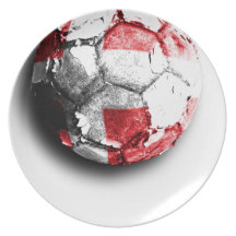 Le vieux football (Danemark) Assiettes Pour Soirée