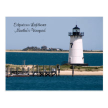 le vignoble de Martha, carte postale de phare d'Ed