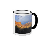 Le village toscan de Sienna, Italie Tasse
