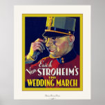 Le ~ vintage 1928 d'affiche de film de ~ de mars d