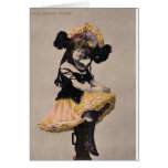 Le *Vintage peut mettre en boîte Dancer* Cartes