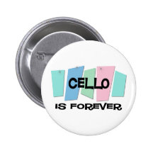 Le violoncelle est Forever Badge Avec Épingle