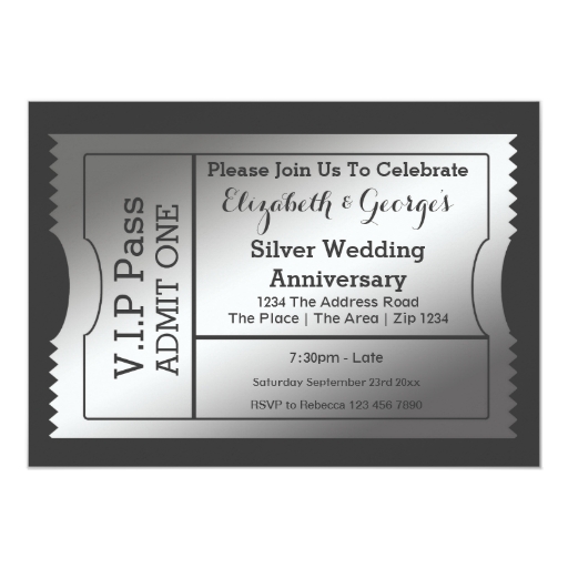 carte d'invitation anniversaire vintage