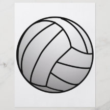 Le volleyball fait sur commande folâtre le produit prospectus avec motif