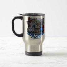 Le voyage de Vancouver Canada attaque des tasses d