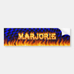 Le vrai feu de Marjorie et desig d'adhésif pour pa Autocollant Pour Voiture