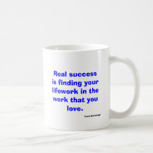 Le vrai succès trouve votre lifework dans l'OE… Mug