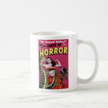 Le Web de la tasse de café d'horreur