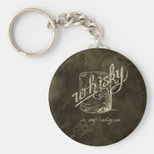 Le whiskey est ma religion ! porte-clef