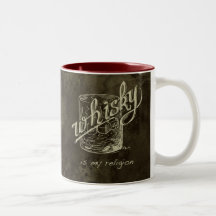 Le whiskey est ma religion ! tasses