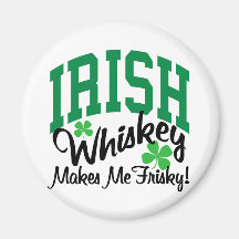 Le whiskey irlandais me rend vif magnets pour réfrigérateur