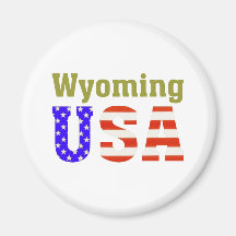 Le Wyoming Etats-Unis ! Aimants