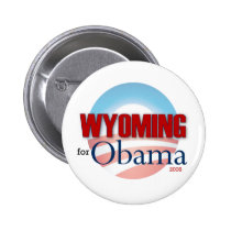 Le WYOMING pour Obama badges publicitaires