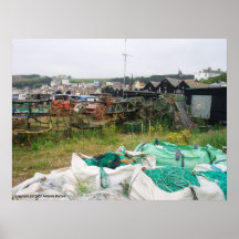 Le yard du pêcheur, Hastings Posters
