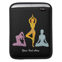 Le yoga pose (personnalisable) housses iPad