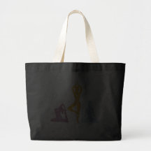 Le yoga pose (personnalisable) sac de toile