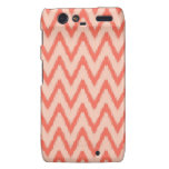 Le zigzag aztèque tribal de chevron barre le motif étui motorola droid RAZR