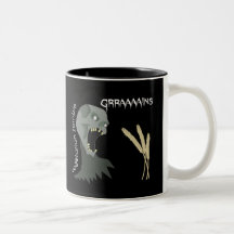 Le zombi végétarien veut Graaaains ! Mugs À Café