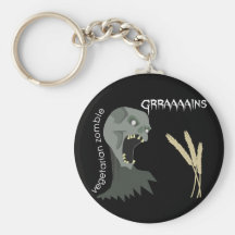 Le zombi végétarien veut Graaaains ! Porte-clés