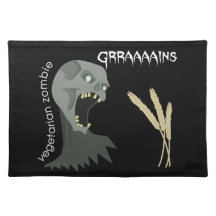 Le zombi végétarien veut Graaaains ! Set De Table