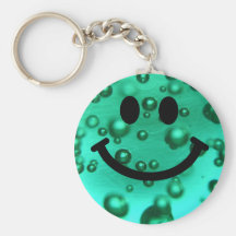 L'eau bouillonne smiley porte-clé