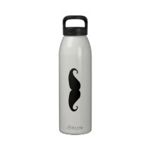 L'eau de moustache bouteille d'eau