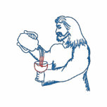 L'eau de rotation de Jésus au vin Vestes De Sport Brodées