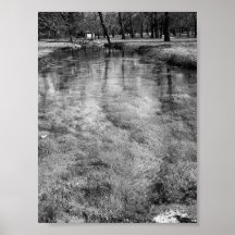 L'eau du puits artésien I de Vendome - couleur Des Poster