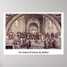 L'école d'Athènes par Raffael Poster