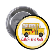 L'école est autobus scolaire frais pin's