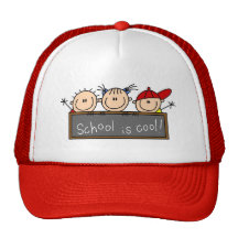 L'école est fraîche casquettes de camionneur