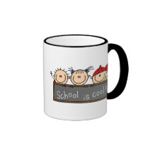 L'école est fraîche tasse à café