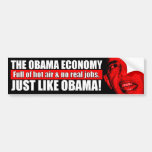 L'économie d'Obama Adhésif Pour Voiture