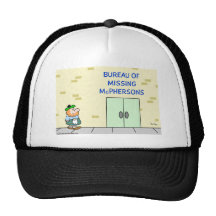 L'Ecossais voit le "bureau de manquer McPhersons.  Casquette